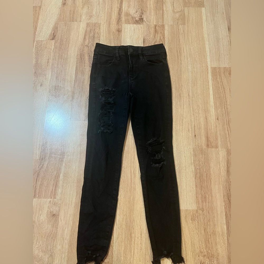 Black American Eagle Jeans